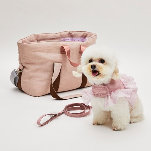 Blush Suede 5. Bag by Louisdog