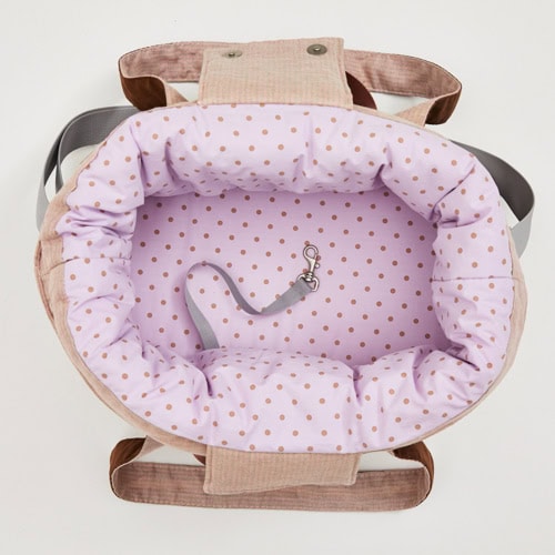 Blush Suede 5. Bag by Louisdog