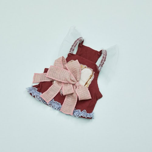 Louisdog Sandrine Sleeveless in Deep Raspberry