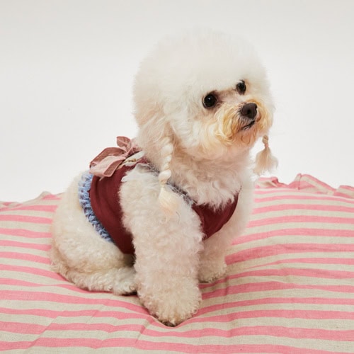 Louisdog Sandrine Sleeveless in Deep Raspberry