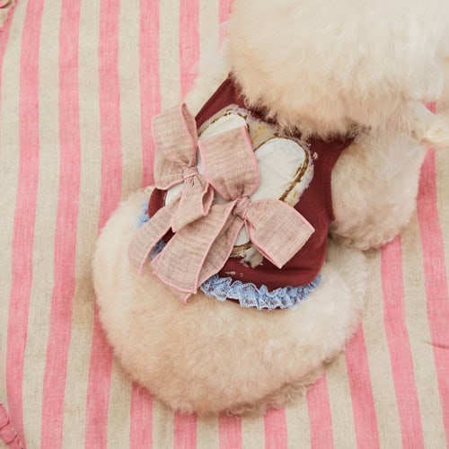 Louisdog Sandrine Sleeveless in Deep Raspberry