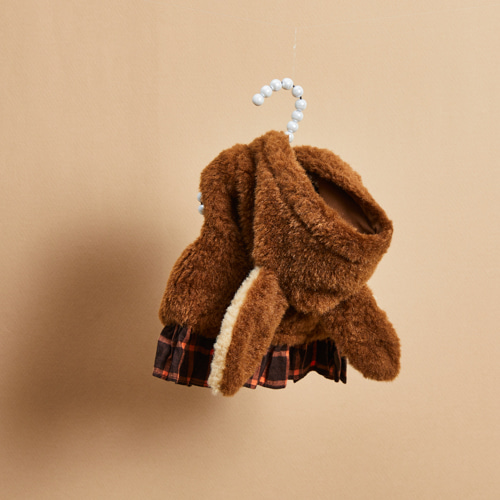 Bunny Hoody in Cocoa by Louisdog