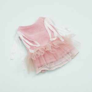 Blush TUTU by Louisdog pink tutu dog dress with layered tulle