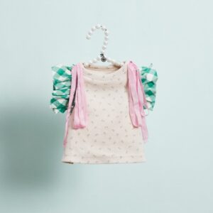 Louisdog Garden Picnic Top Rosy floral dog top
