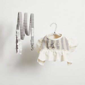 Louisdog Shirt Day Harness Set stripe dog harness