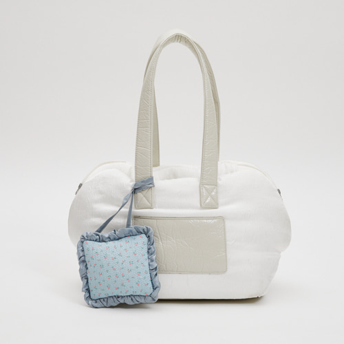 Blanc Around Bag by Louisdog luxury designer dog carrier