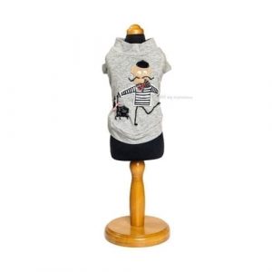 Cute dog sweater with a fashionable dog graphic, perfect for stylish pets and dog lovers. Lightweight, cozy, and ideal for all seasons, designed for small to medium dogs.