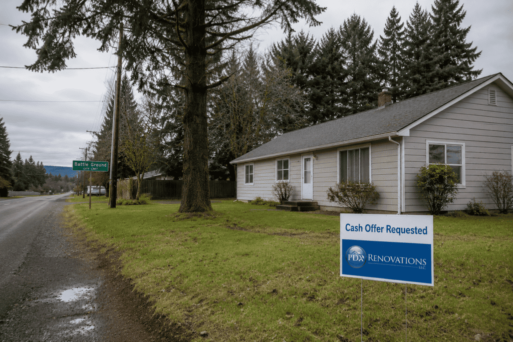 Selling a house fast in Battle Ground WA with Clark County residential and rural-edge scenery
Sell House Fast Battle Ground Wa Clark County Property