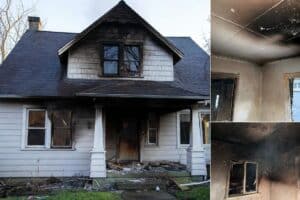Pictures Of Fire Damage Sustained In Portland, Oregon, In The Hillsboro Area.