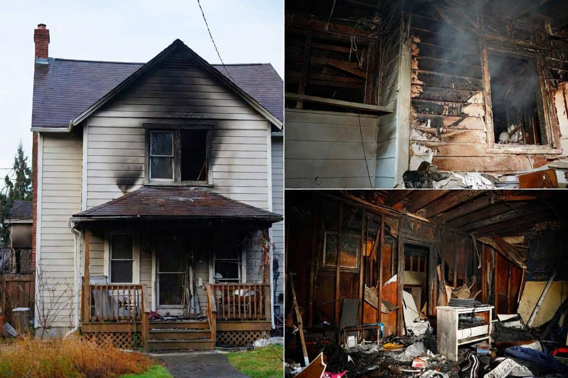 Pictures Of Fire Damage Sustained In Portland, Oregon
