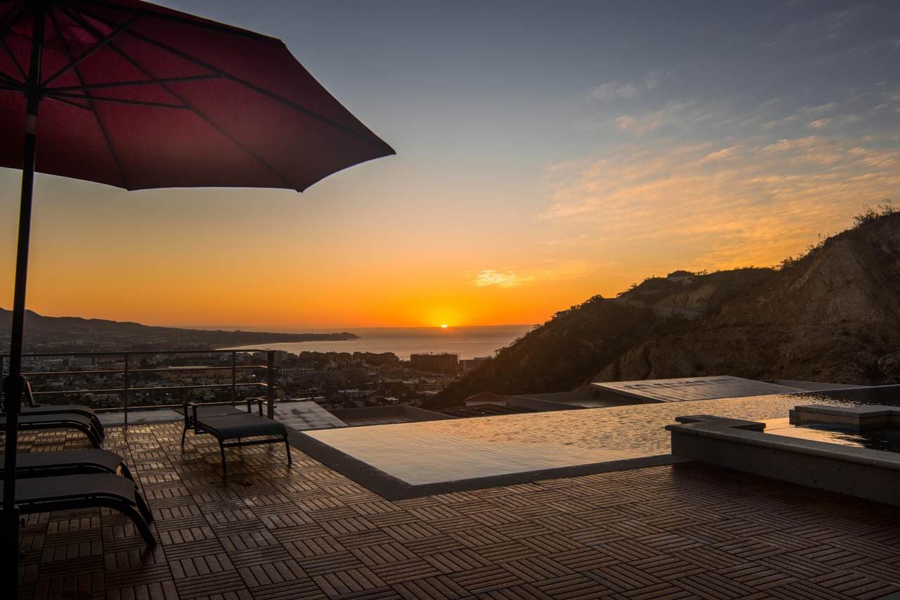 Luxury Hillside Villa In Cascadas Pedregal With Panoramic Pacific Ocean And Cabo Marina Views