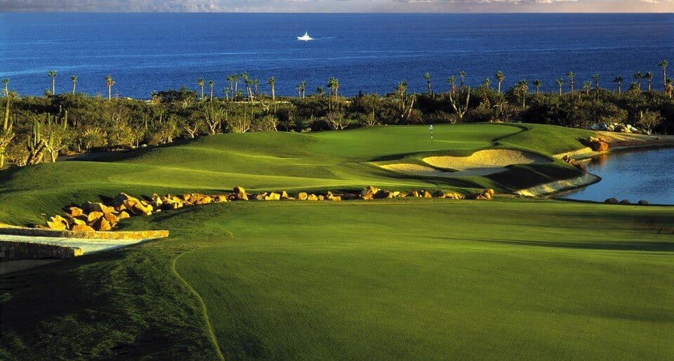 Pedregal Golf Club Fairway Surrounded By Desert Hills And Ocean Views In Los Cabos