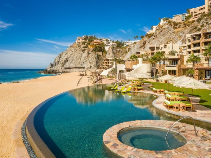 Infinity-Edge Pool Overlooking The Pacific Ocean At Waldorf Astoria Los Cabos Pedregal In Cabo San Lucas