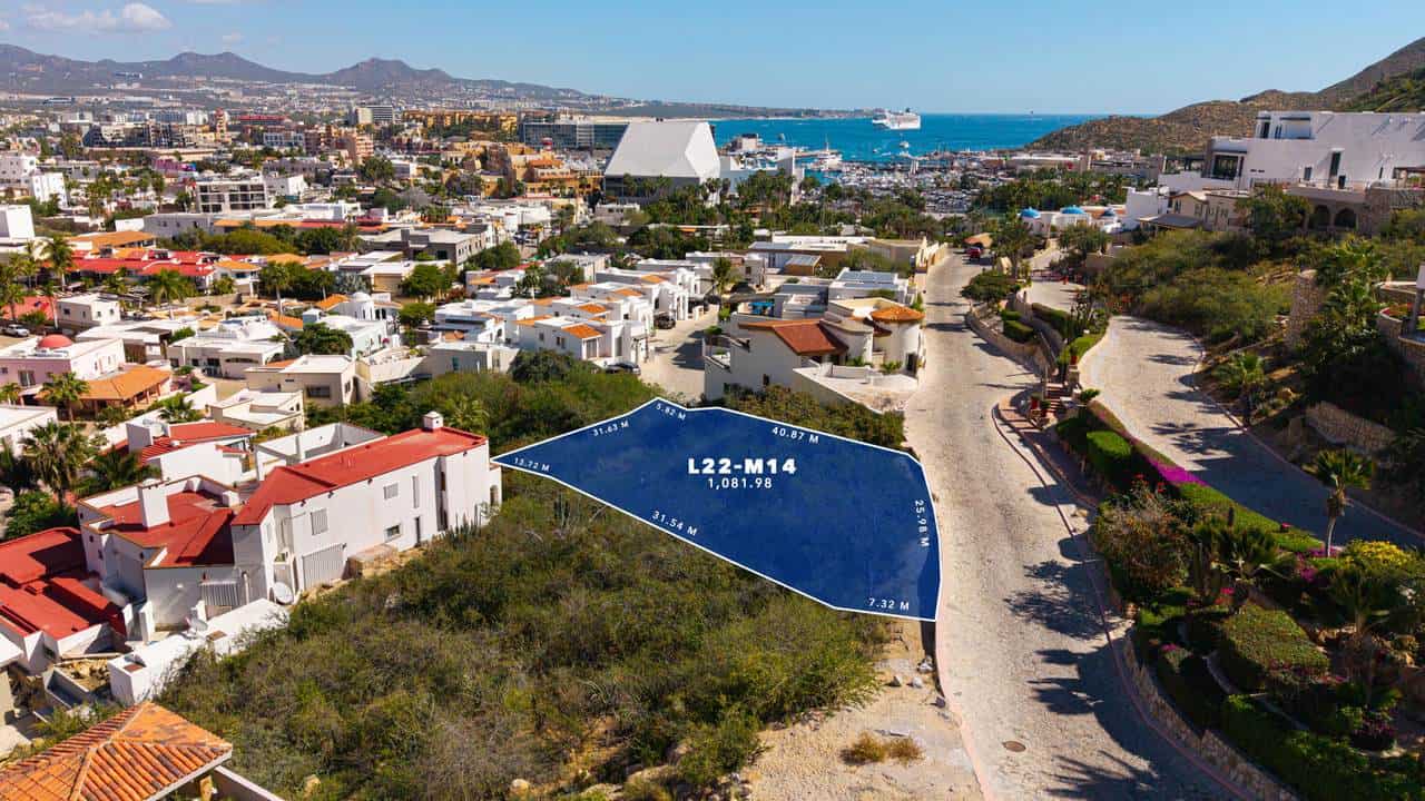 Pedregal Ocean View Hillside Lot For Sale.