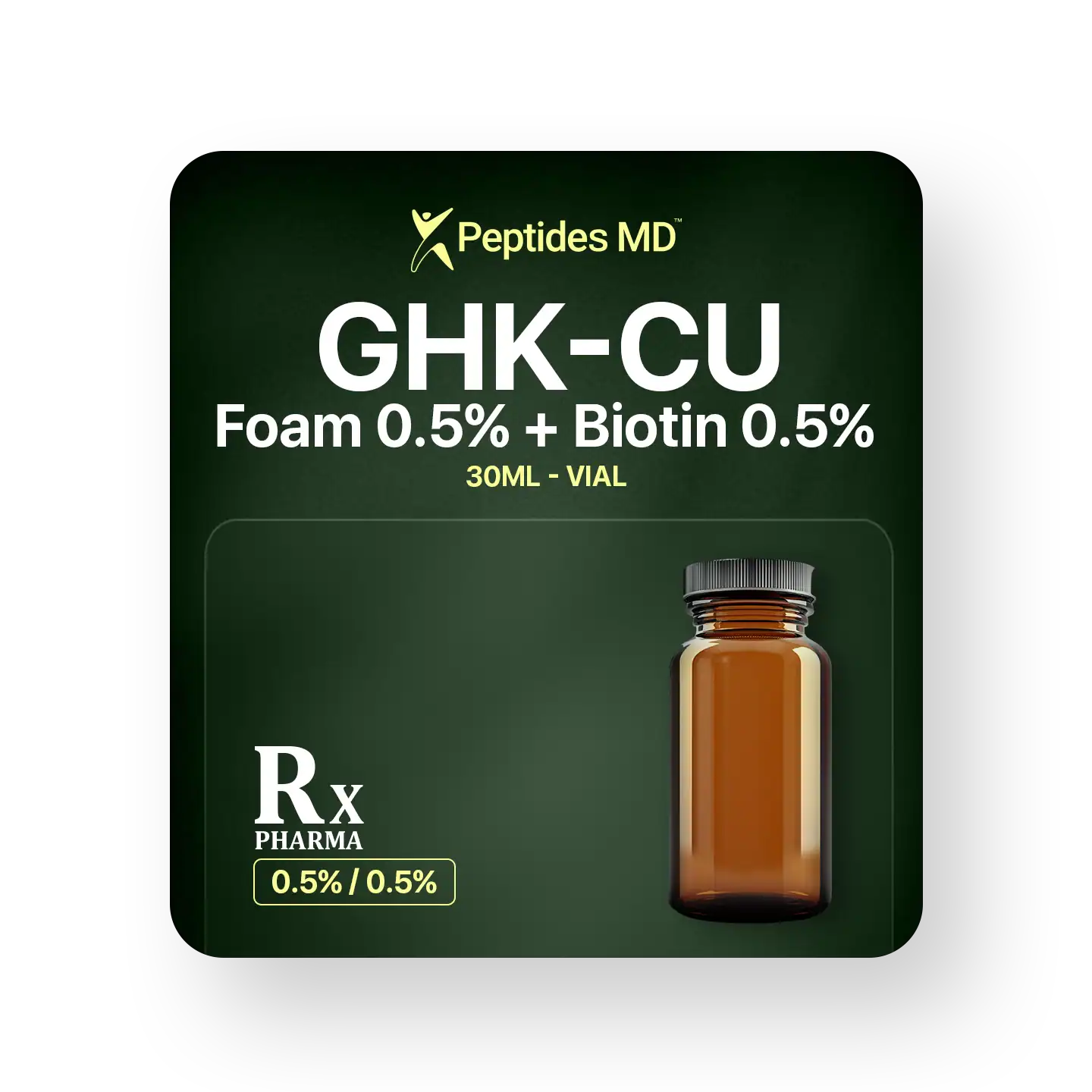 GHK-CU Foam 0.5% + Biotin 0.5%  -