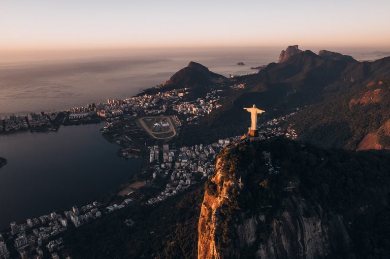 Christ the Redeemer, Rio de Janeiro taken with a drone.