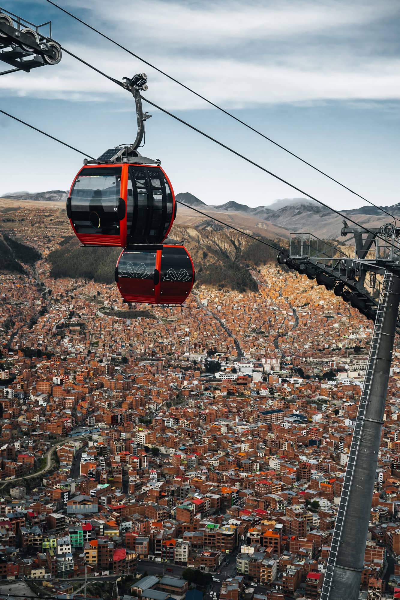 Cable Car in La Paz