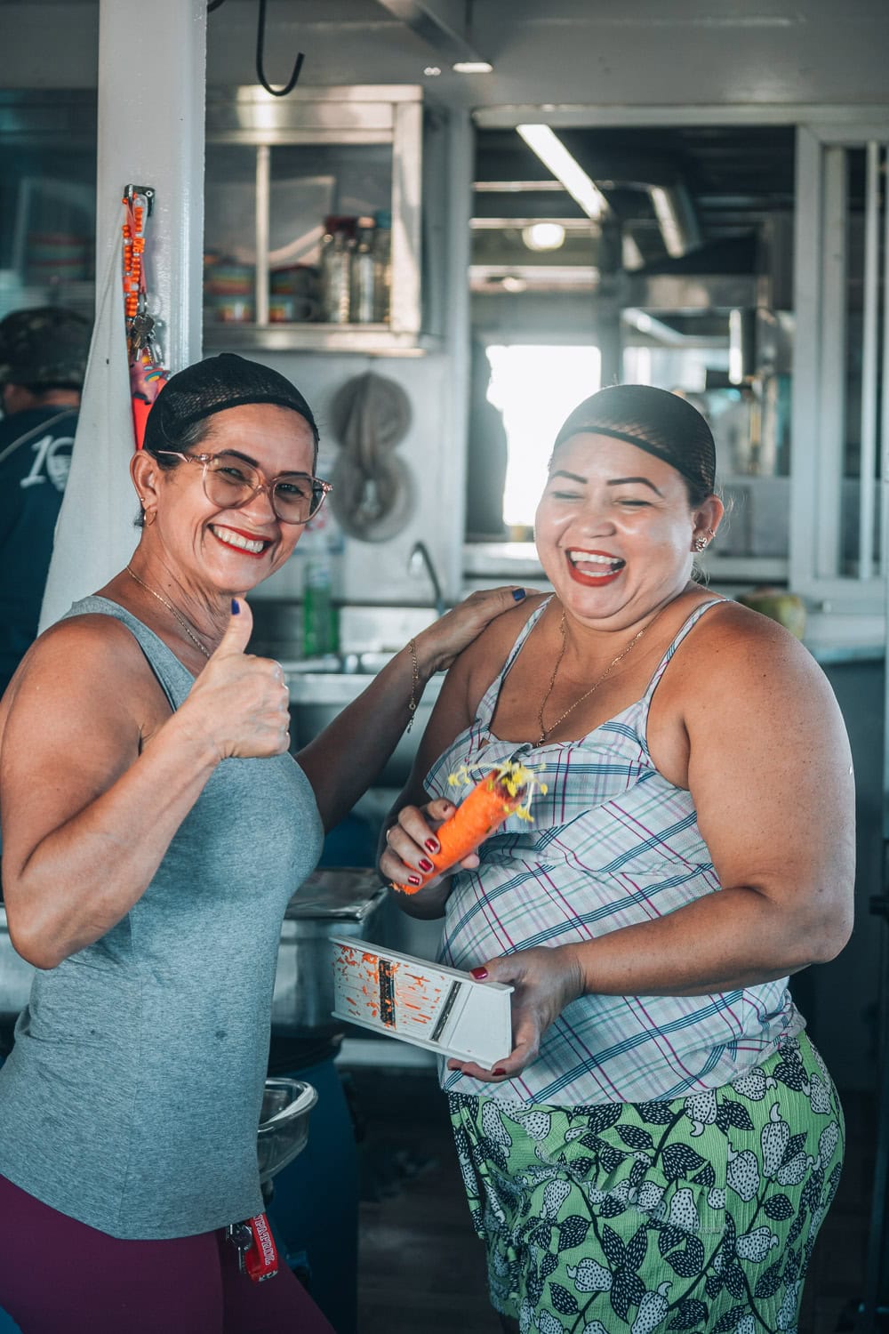 Ladies at the kitchen
