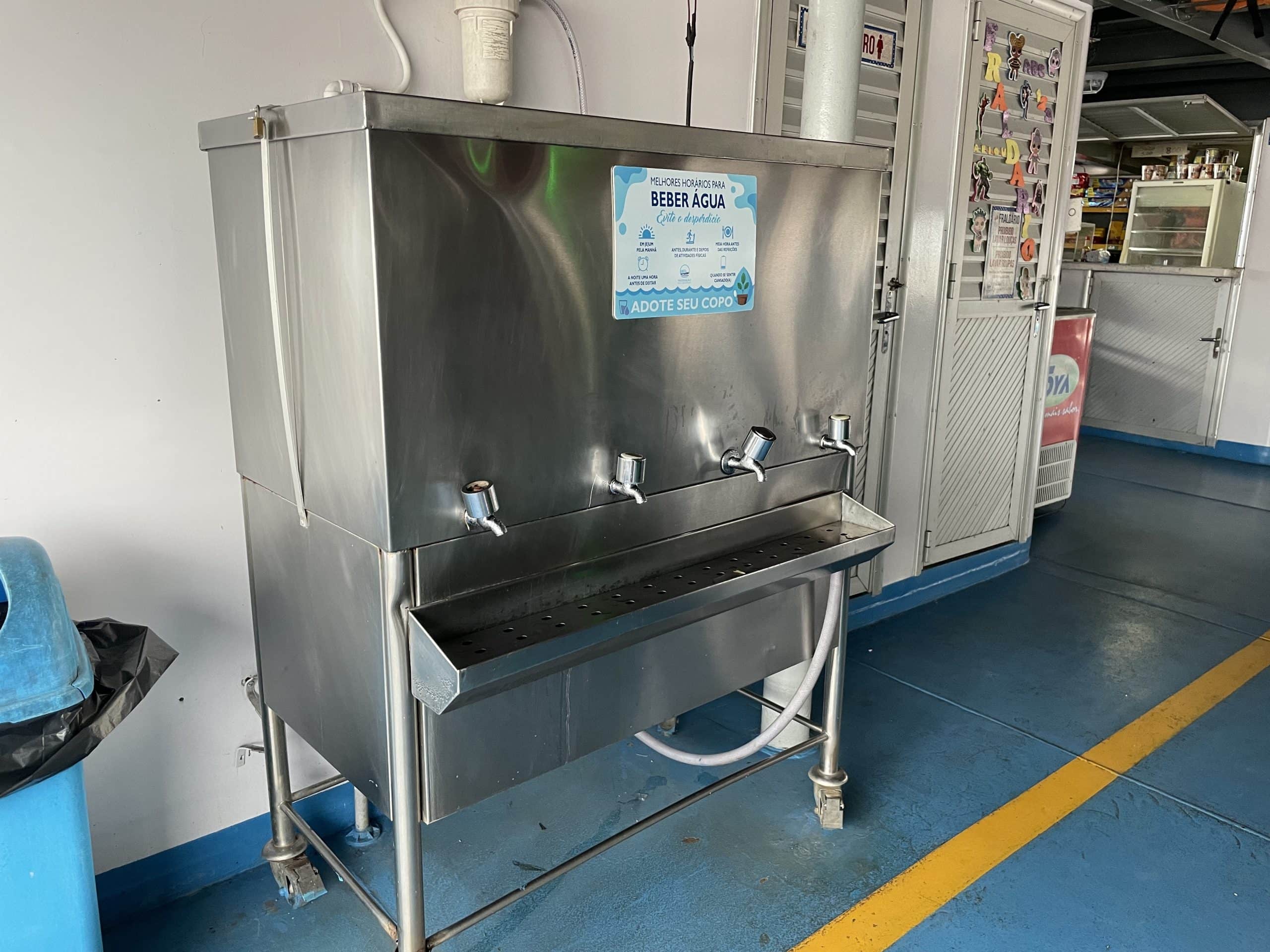 drinking water system on amazon cruise