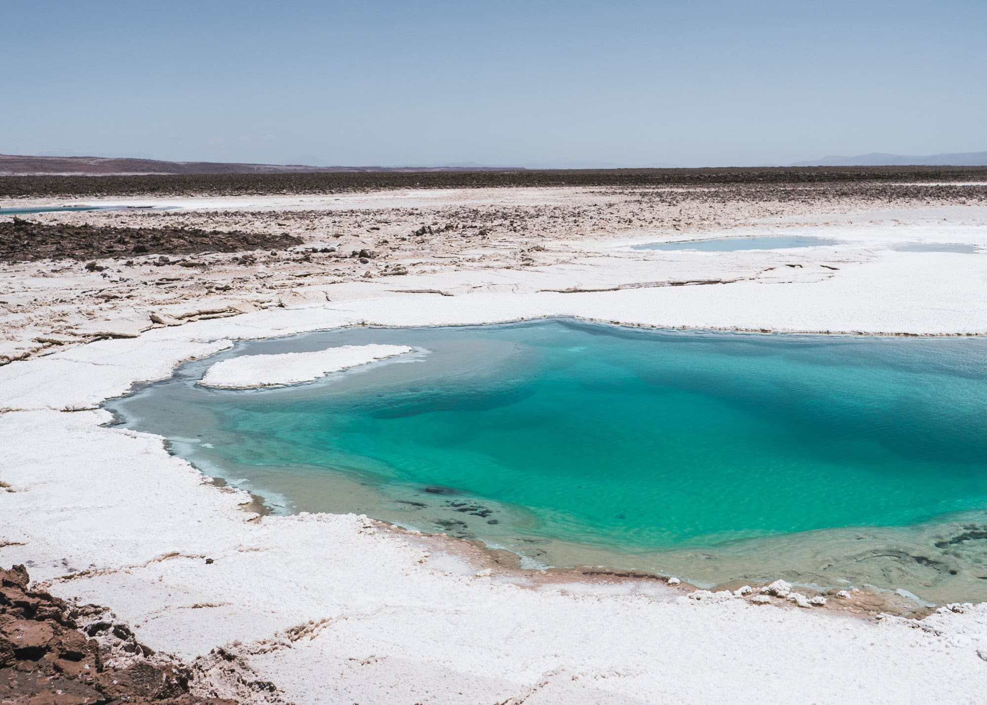 Clear water of Lagunas Escondidas de Baltinache