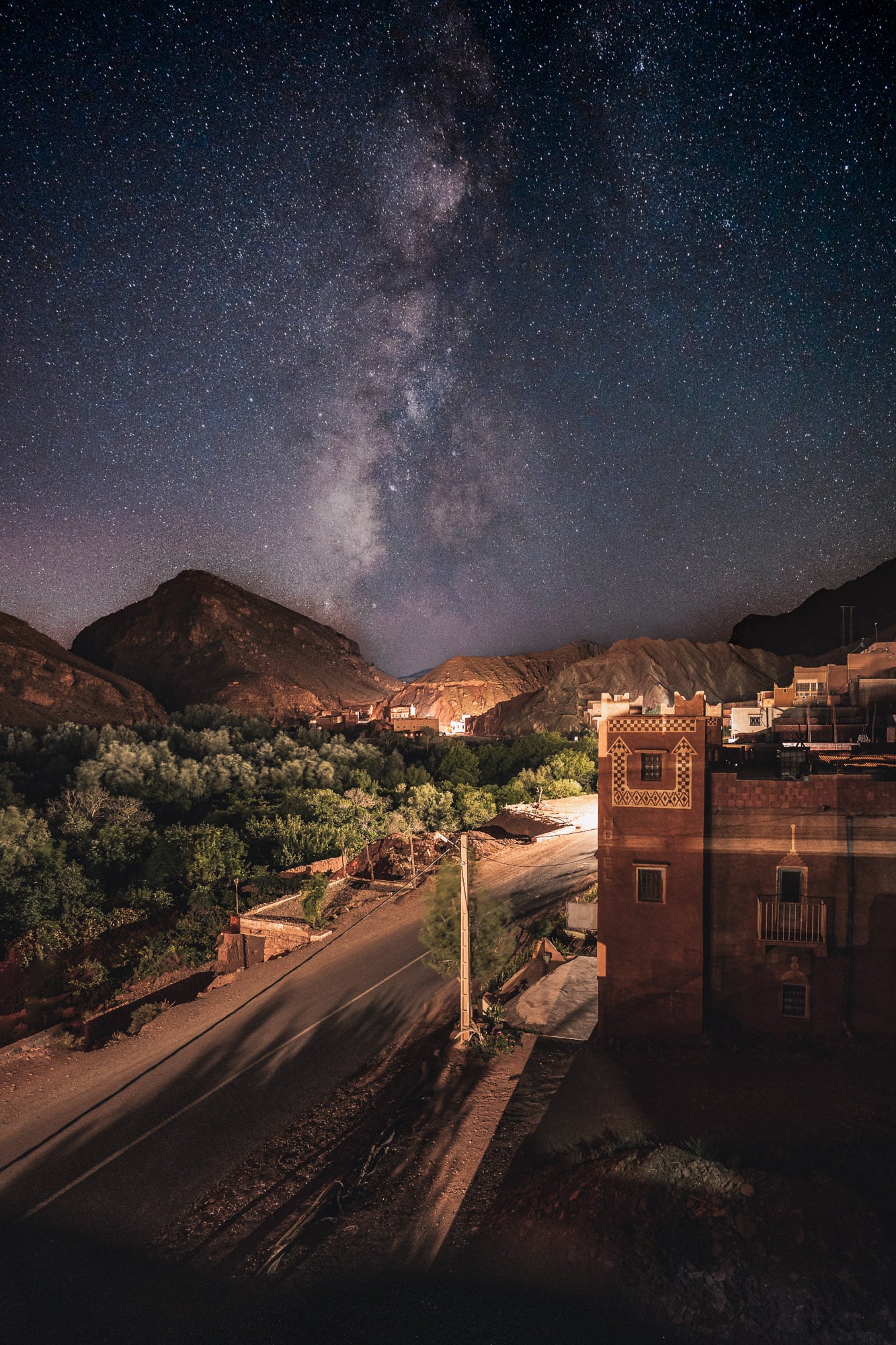Milky Way in Dades Gorges