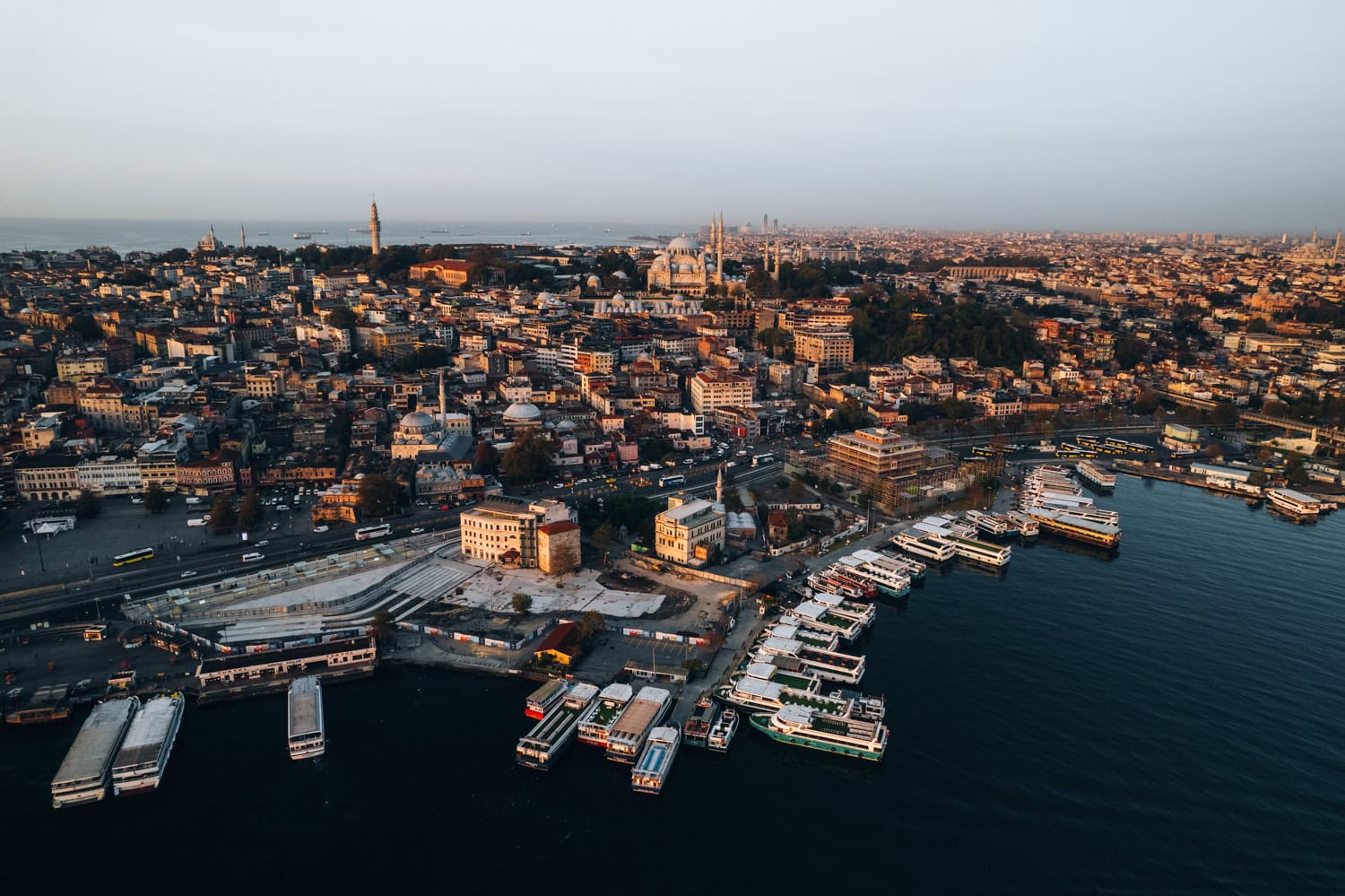 Aerial photo of Istanbul