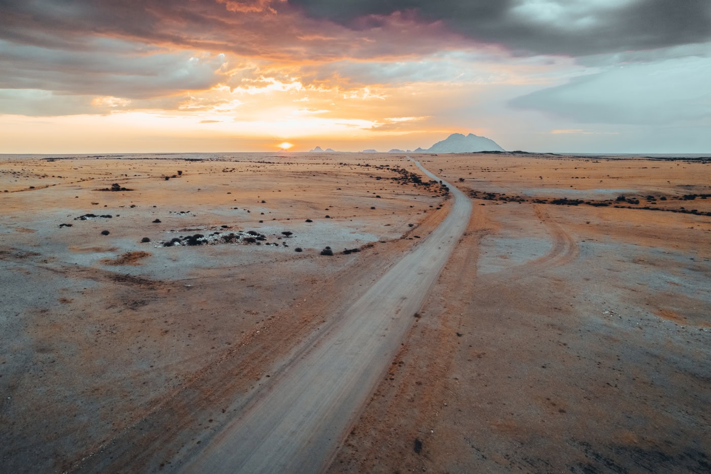 Dirt road in Namibia