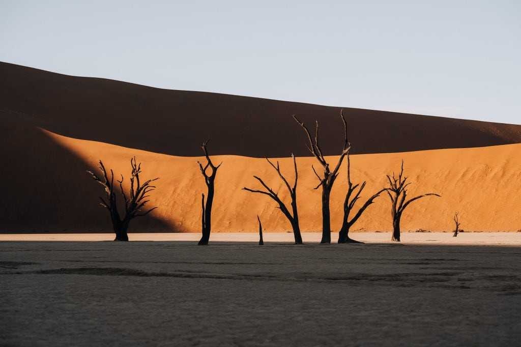 Sunrise in Deadvlei, Namibia