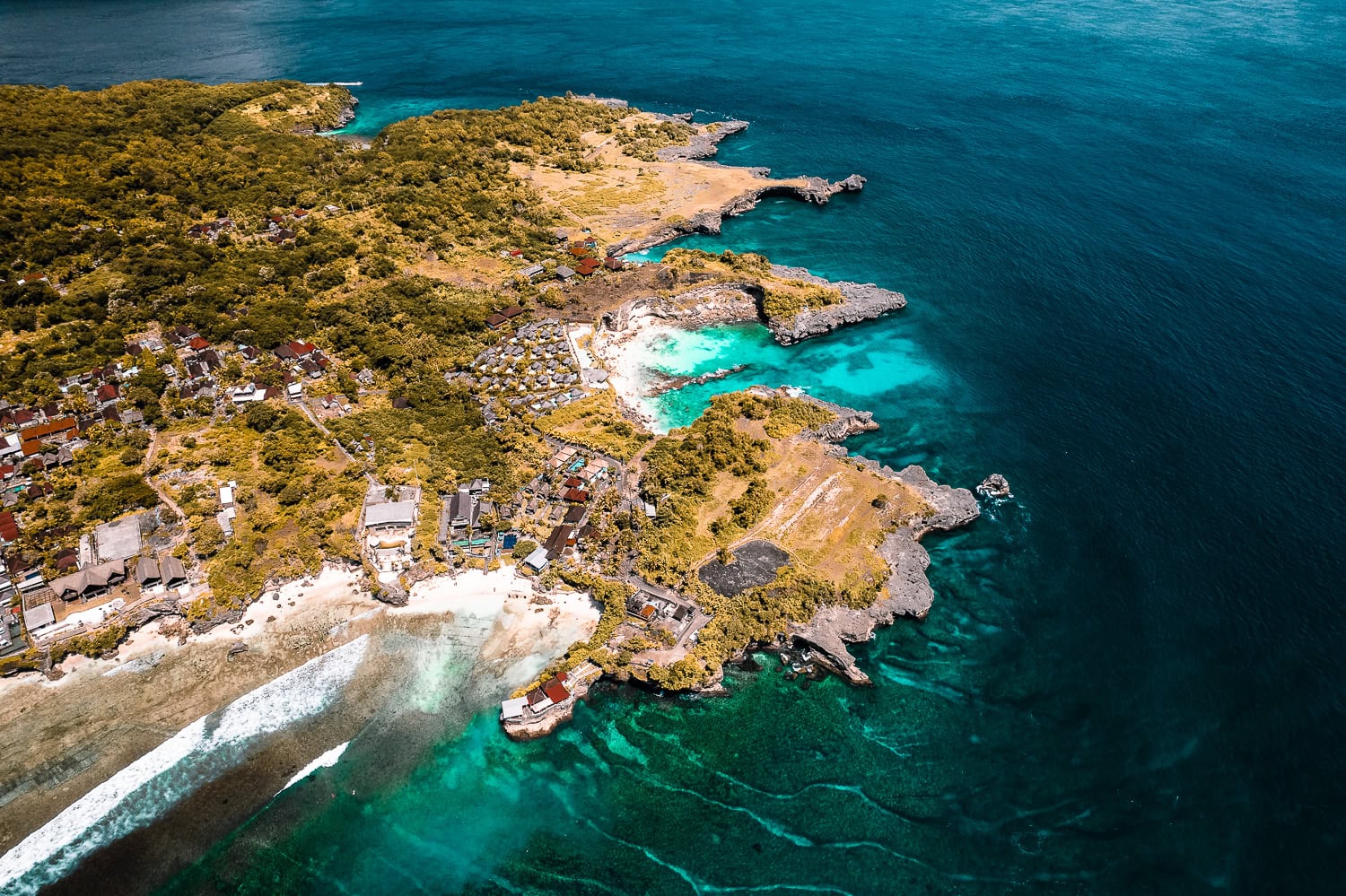 Tropical Island photo from above