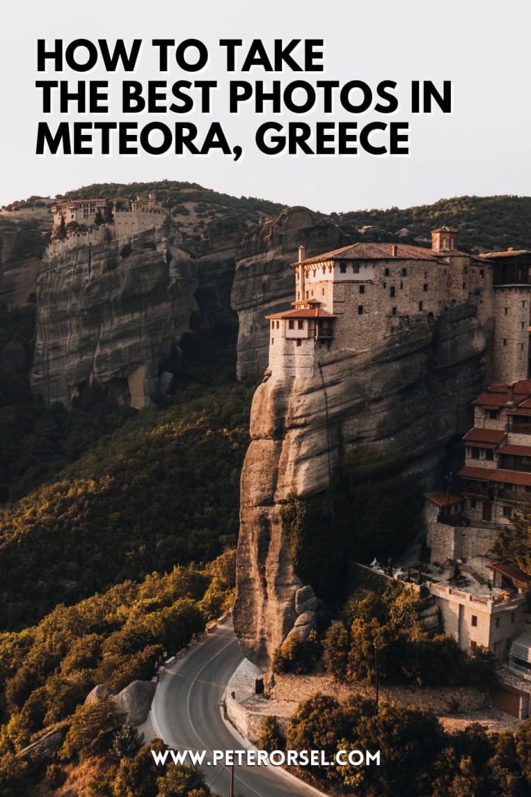 Building on top of rock in meteora