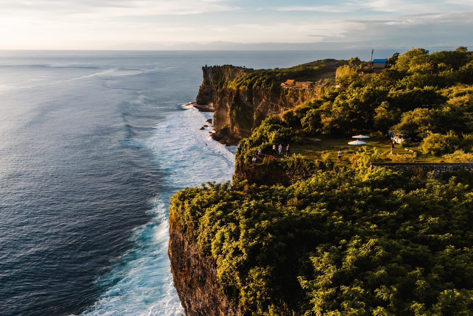 Cliff Sunset in Bali Indonesia