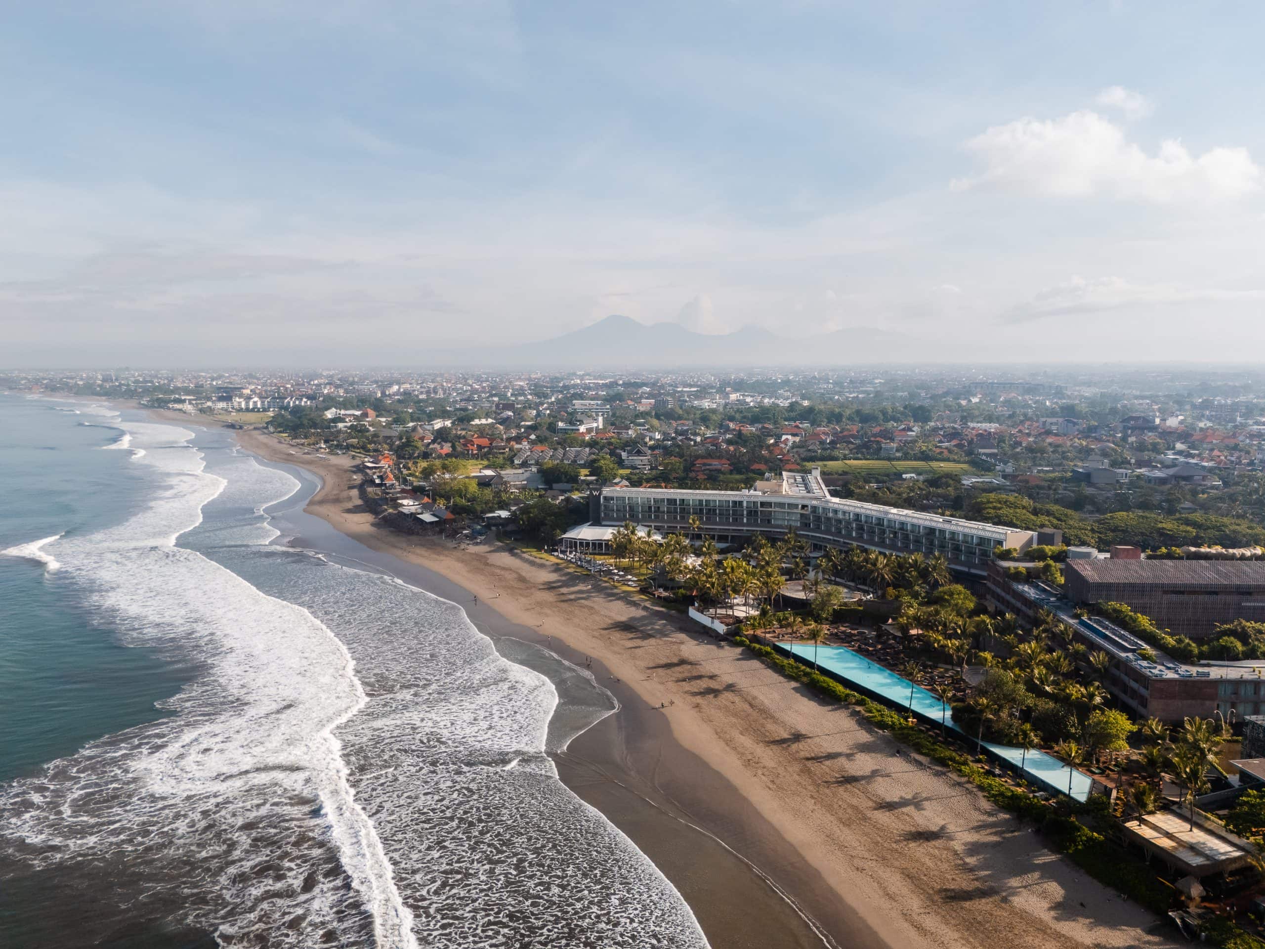 Aerial photo of Kuta & Legian Beach