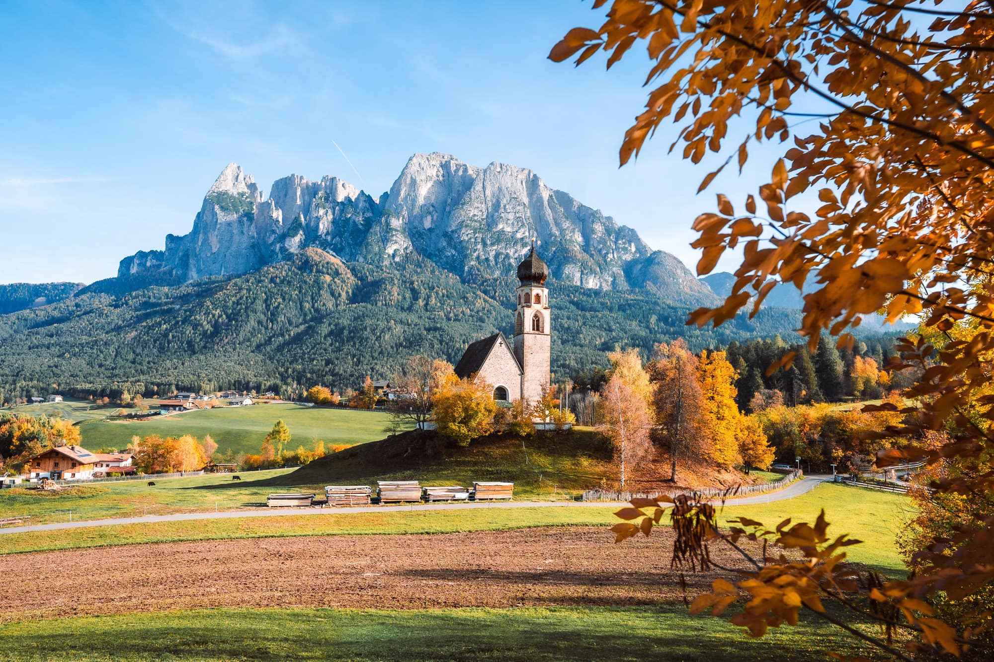 Church in Dolomites