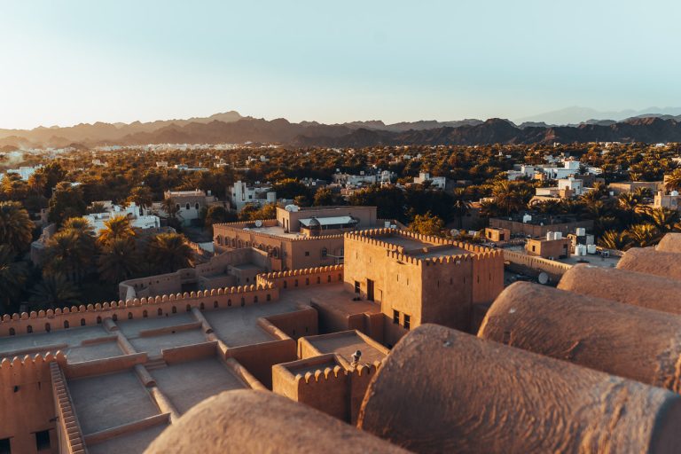 View from fort in Oman
