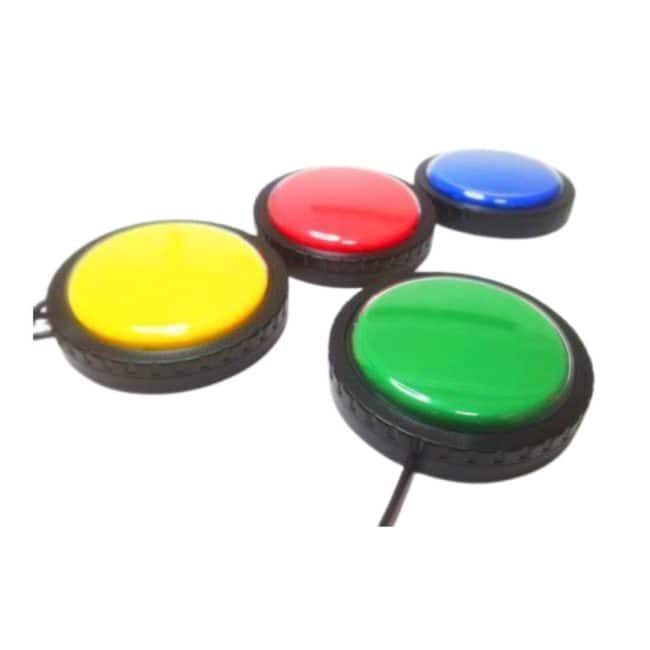 Quatre contacteurs Lib Switch colorés disposés en cercle.