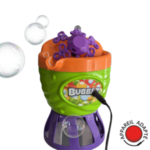 Machine à bulles adaptée pour contacteur, idéale pour les enfants en situation de handicap
