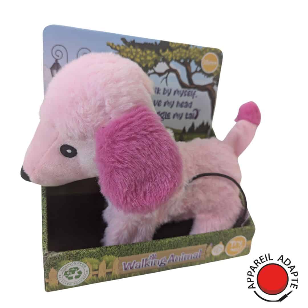 Peluche interactive contacteur, idéale pour les enfants et adultes en situation de handicap