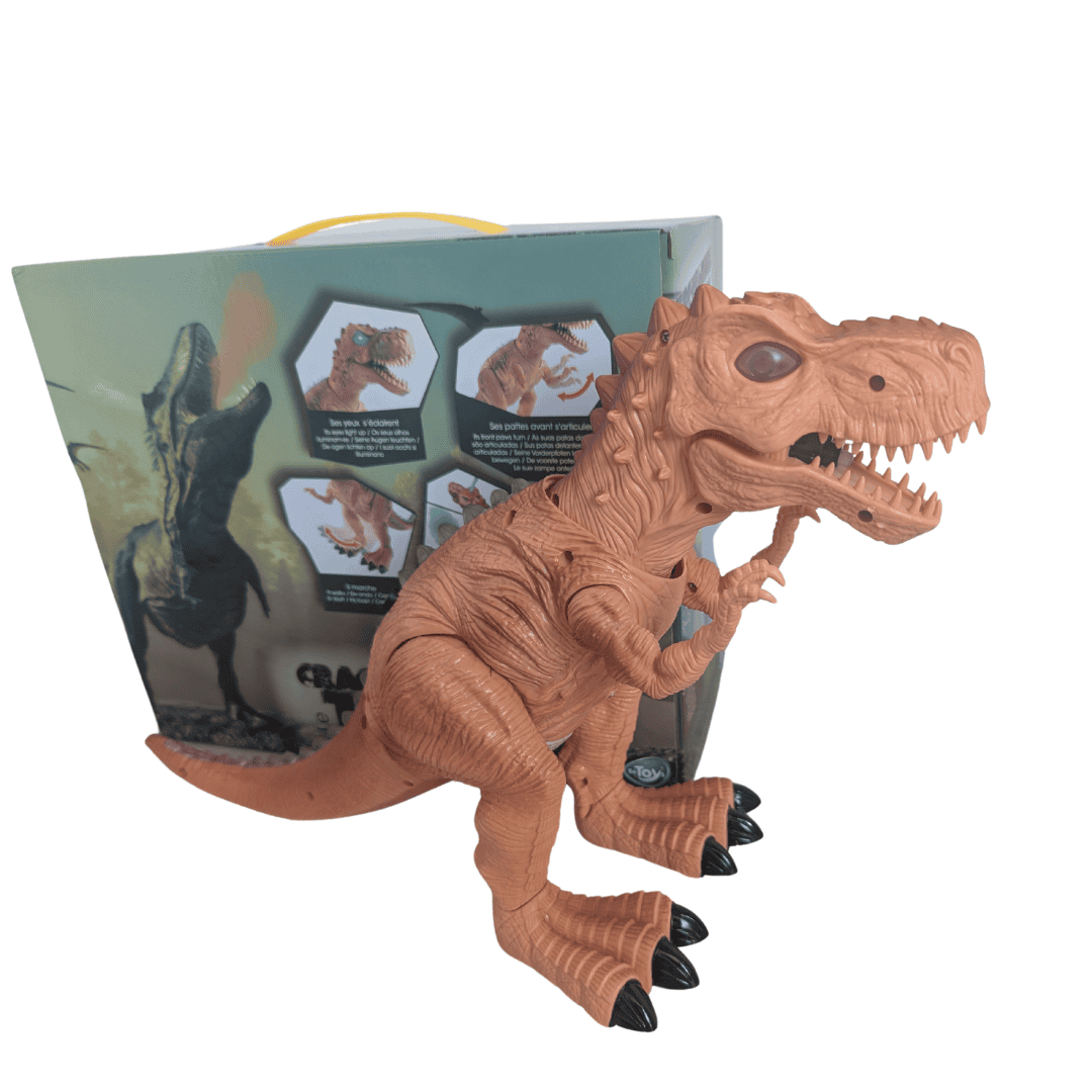 Jouet contacteur dinosaure - T-Rex CRACHOSAURE, un spectacle sensoriel accessible – Image 2