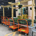 Enhancing the home improvement experience with durable caster carts and plant displays at P&H Caster.