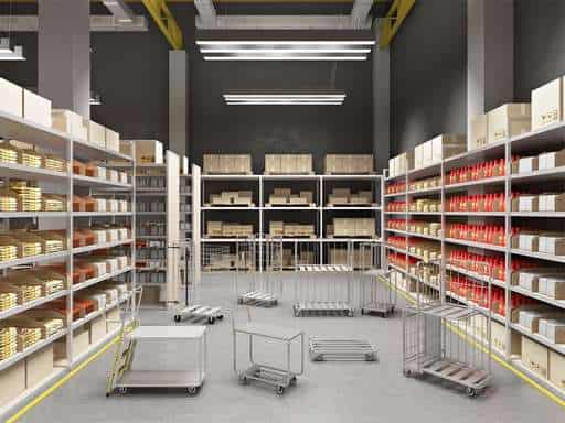 P&H Casters Warehouse Shelving