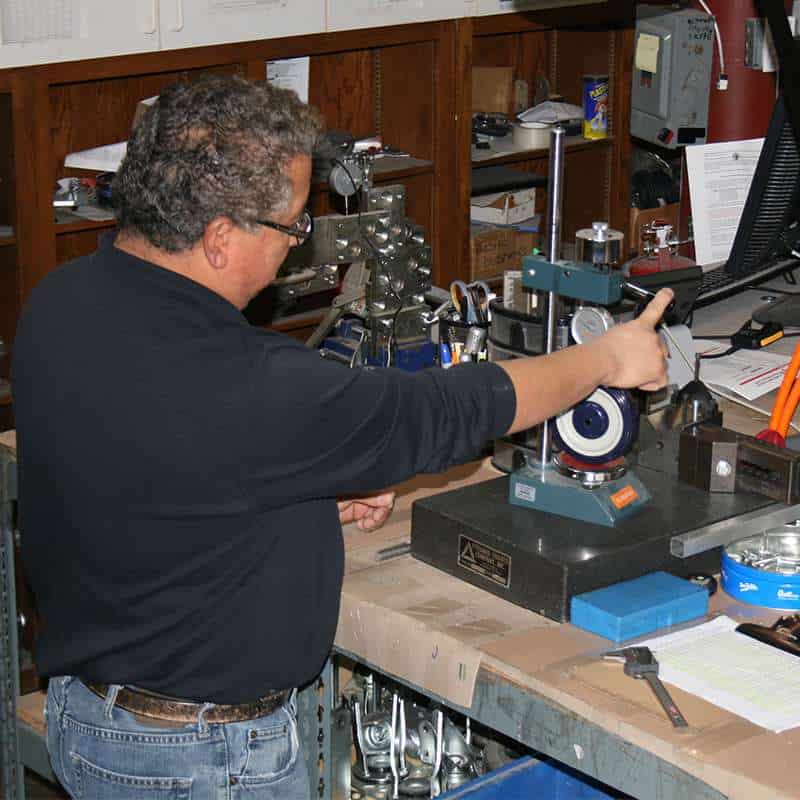 Innovative caster design by P&H Casters, showcasing engineering expertise and commitment to quality.