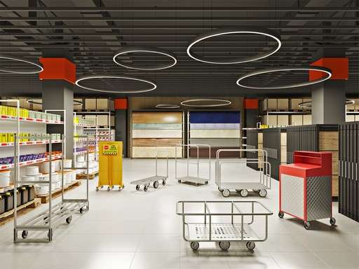 P&H Casters Store Interior