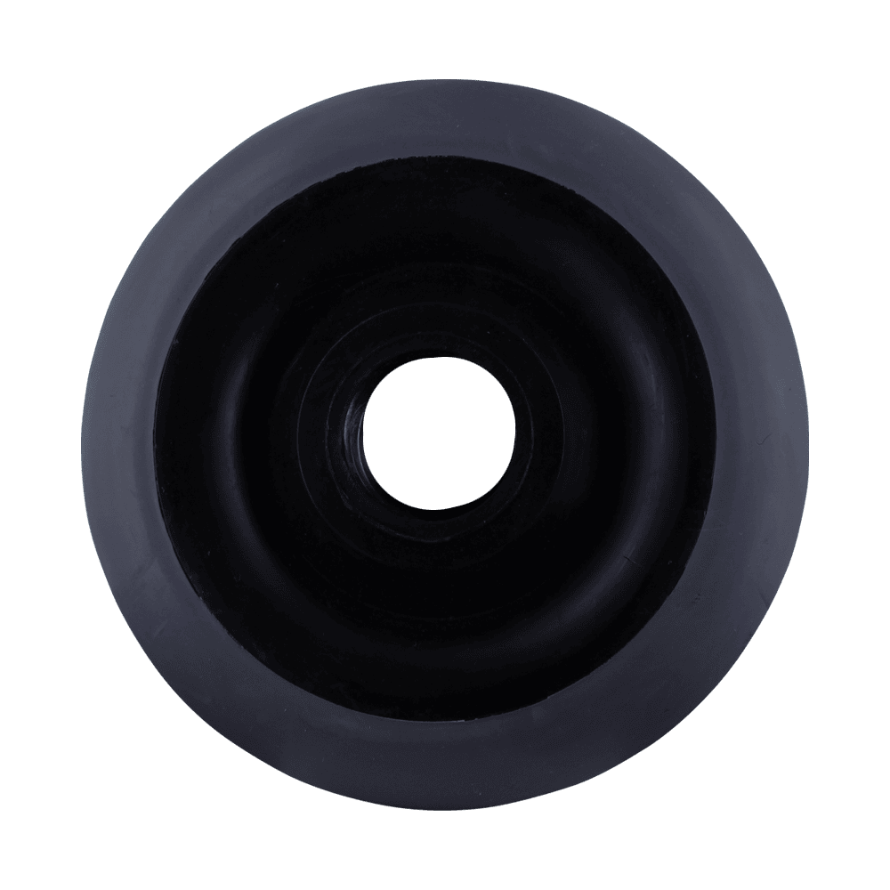 Quality rubber caster wheel for industrial applications.