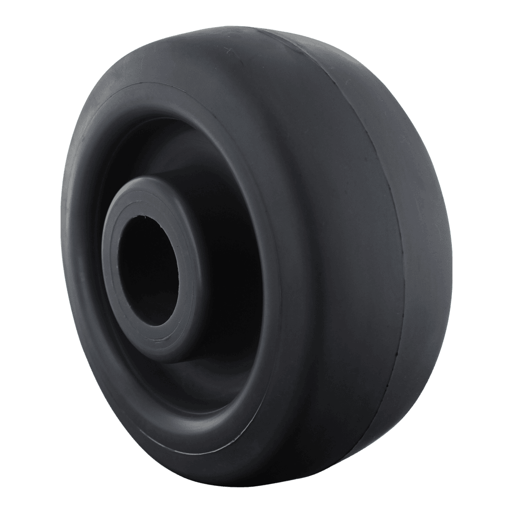 Quality P&H caster wheel with durable rubber tread for industrial use.