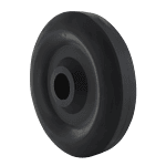 Quality rubber caster wheel for industrial applications.