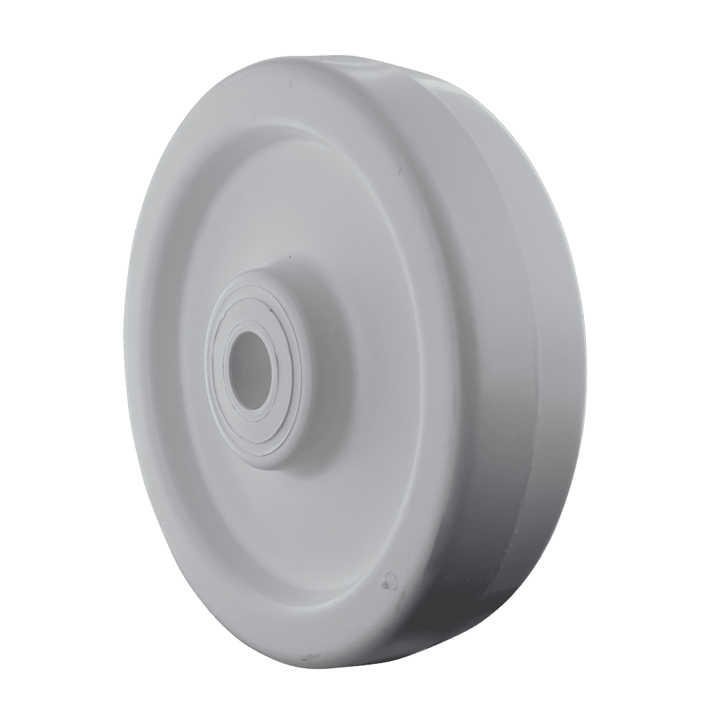 Wheel for industrial caster applications, durable and smooth-rolling.