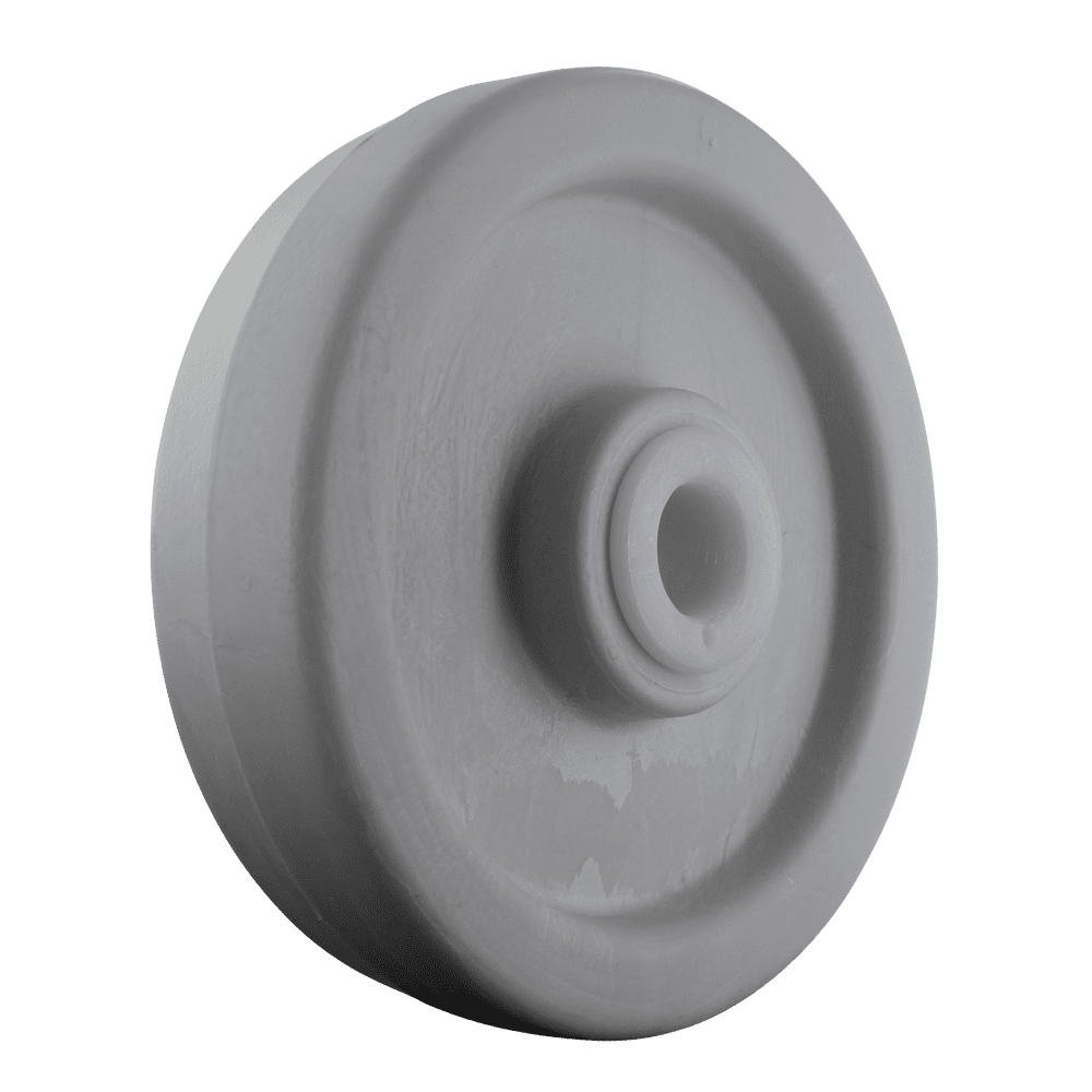 Heavy-duty caster wheel for industrial applications.