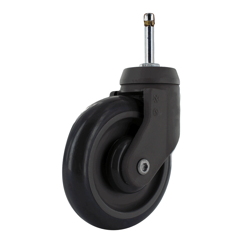 Quality industrial caster wheel for equipment mobility.