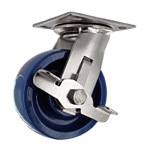 Industrial caster wheel for heavy-duty applications and smooth mobility.