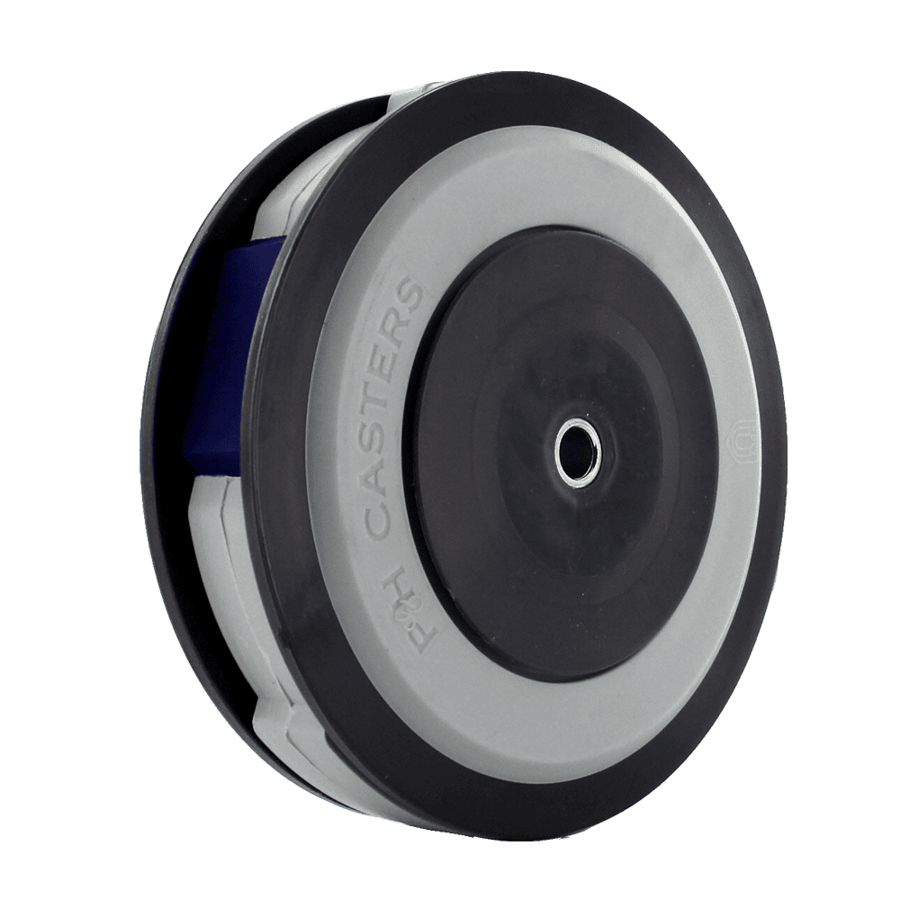 Heavy-duty P&H Casters WC3054GGD wheel for industrial carts.